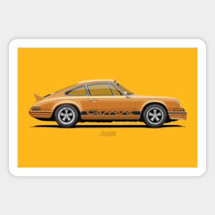 911 Carrera RS (901) Orange Magnet